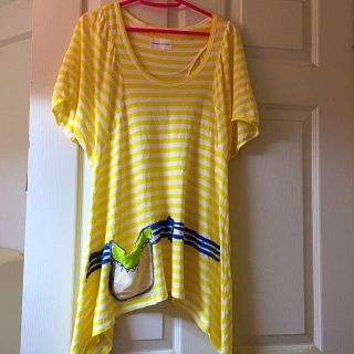 ツモリチサト(TSUMORI CHISATO)のツモリチサト♡ボーダー Tシャツ  2(Tシャツ(半袖/袖なし))