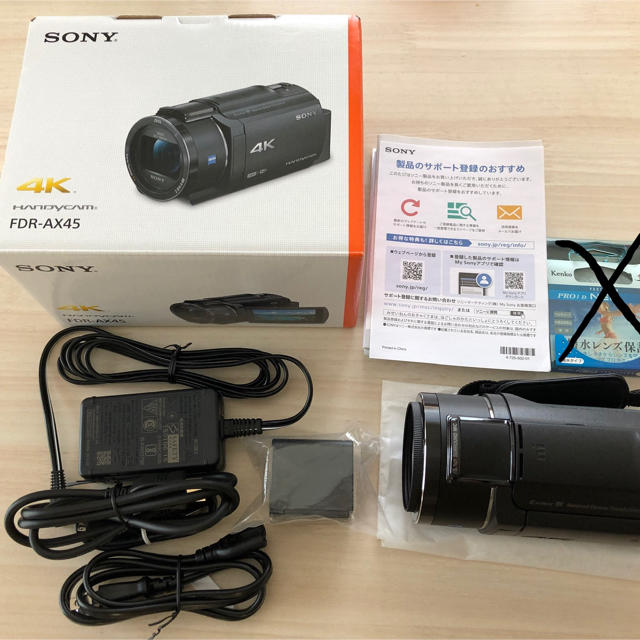 SONY - SONY ビデオカメラ FDR-AX45 ブラックの通販 by S's shop｜ソニーならラクマ