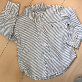 ラルフローレン(Ralph Lauren)のSALE⚫ポロ ラルフローレン ストライプシャツ 18M(Tシャツ/カットソー)