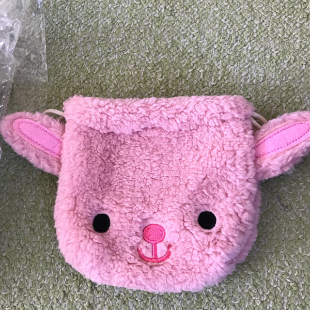 【新品・未使用】パンダバッグ うさぎ巾着 2点セット キッズ/ベビー/マタニティのこども用バッグ(トートバッグ)の商品写真