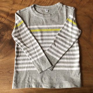 ユニクロ(UNIQLO)のなっちゃん様専用！ユニクロ KIDSボーダーT(長袖)(Tシャツ/カットソー)