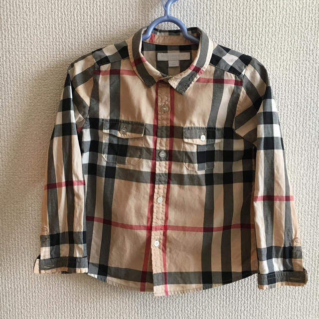 BURBERRY(バーバリー)の【Burberry】ボタンダウンシャツ 98cm キッズ/ベビー/マタニティのキッズ服男の子用(90cm~)(ブラウス)の商品写真