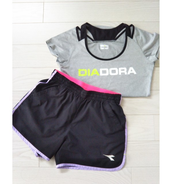 DIADORA(ディアドラ)のDIADORA ディアドラ ランニングウェア セット チケットのスポーツ(ランニング/ジョギング)の商品写真