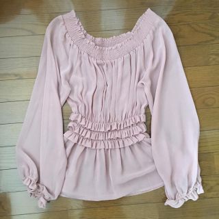 フォーエバートゥエンティーワン(FOREVER 21)のノロ様専用♡Forever21  シフォンペプラムトップス♡(シャツ/ブラウス(長袖/七分))