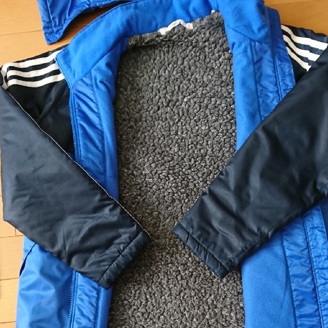 adidas(アディダス)のadidasベンチコート  140-150 キッズ/ベビー/マタニティのキッズ服男の子用(90cm~)(コート)の商品写真