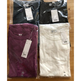 ユニクロ(UNIQLO)のユニクロU クルーネックT 半袖 ４枚セット(Tシャツ/カットソー(半袖/袖なし))