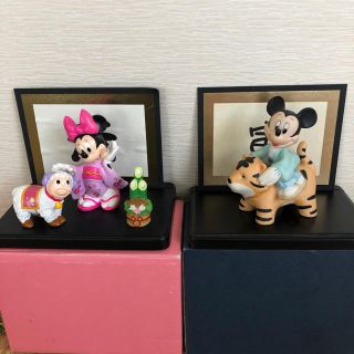 ディズニー(Disney)のディズニー干支飾り2個セット(置物)