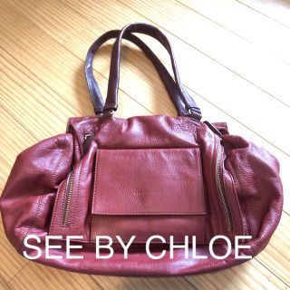 シーバイクロエ(SEE BY CHLOE)のシーバイクロエ レザートートバッグ(トートバッグ)