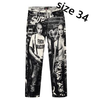 シュプリーム(Supreme)のSup/Jean Paul Gaultier Fuck Racism Jean (デニム/ジーンズ)