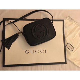 グッチ(Gucci)のGUCCI ショルダーバッグ ブラック(ショルダーバッグ)