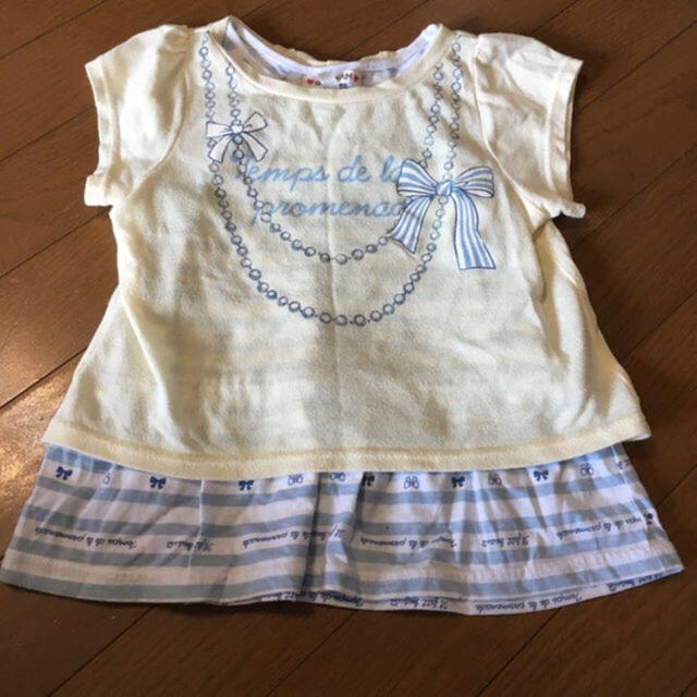 anyFAM(エニィファム)のさっちん様専用 半袖カットソー タンクトップ セット+Tシャツ キッズ/ベビー/マタニティのキッズ服女の子用(90cm~)(Tシャツ/カットソー)の商品写真