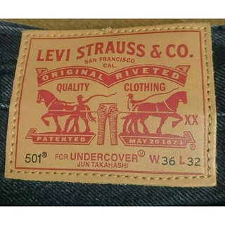 アンダーカバー(UNDERCOVER)のUNDERCOVER×Levi's501★新品(デニム/ジーンズ)