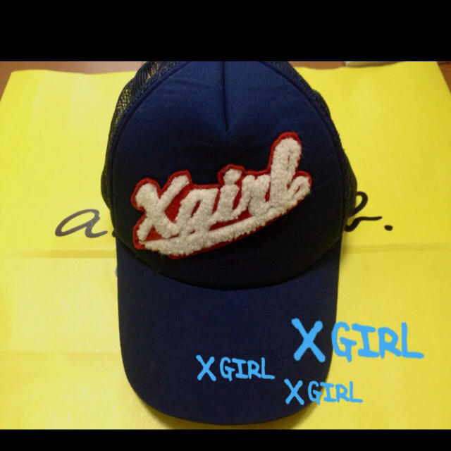 X-girl(エックスガール)のX-GIRLキャップ レディースの帽子(キャップ)の商品写真