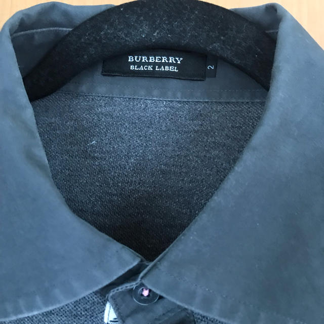 BURBERRY BLACK LABEL(バーバリーブラックレーベル)のバーバリーブラックレーベル ポロシャツ グレー M メンズのトップス(ポロシャツ)の商品写真