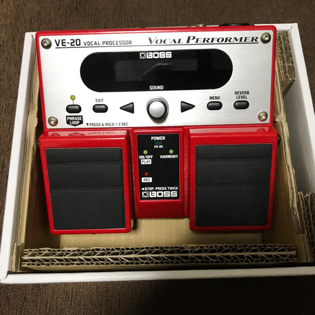 BOSE(ボーズ)の[美品]Boss ve-20 ボーカルエフェクター ACアダプター付き！ 楽器のレコーディング/PA機器(エフェクター)の商品写真