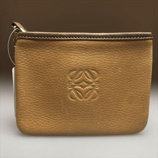 ロエベ(LOEWE)のLOEWE ﾛｴﾍﾞ ﾚｻﾞｰﾎﾟｰﾁ ﾌﾞﾗｳﾝ(ポーチ)