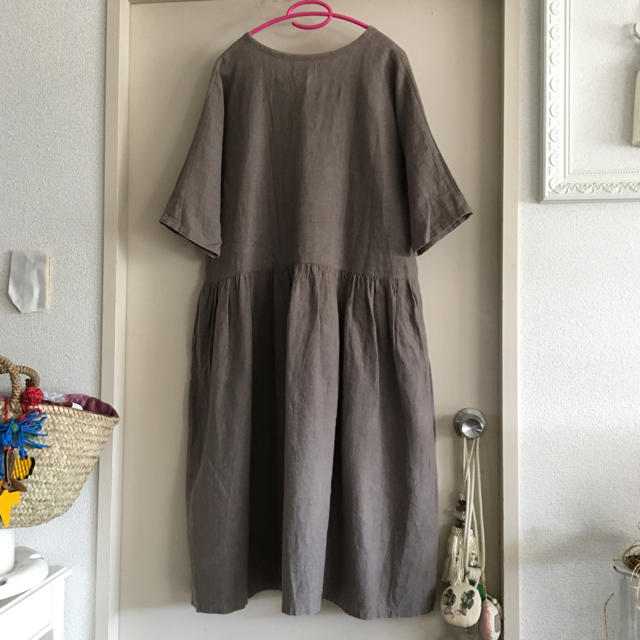 美品★AN Linen アンリネン★リネンワンピース★きぬがわあゆみ 3