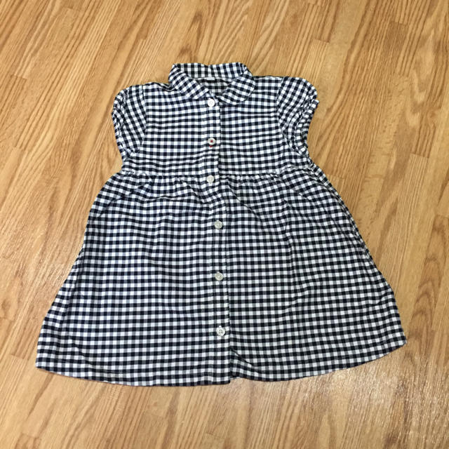 MUJI (無印良品)(ムジルシリョウヒン)のワンピース 無印良品 キッズ/ベビー/マタニティのキッズ服女の子用(90cm~)(ワンピース)の商品写真