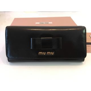 ミュウミュウ(miumiu)の新品未使用☆ミュウミュウ 長財布(財布)