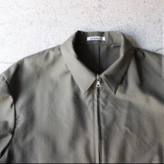 コモリ(COMOLI)のAURALEE 17ss SILK SEERSUCKER ブルゾン(ブルゾン)