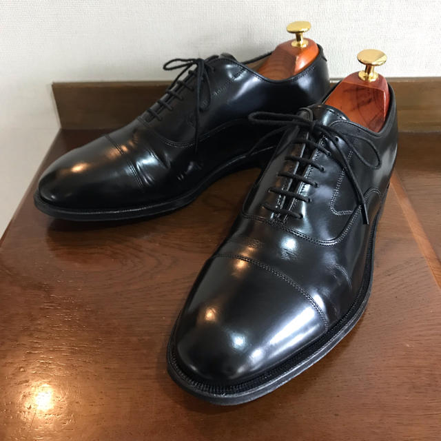 【JOHNSTON＆MURPHY】ストレーチップ ドレスシューズ US8.5Eドレス/ビジネス