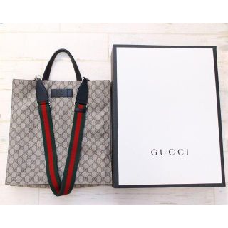 グッチ(Gucci)のグッチ/ソフト GGスプリーム トートバッグ/現行品(トートバッグ)