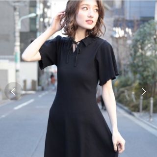 ヘザー リブニット ひざ丈ワンピース レディース の通販 3点 Heatherのレディースを買うならラクマ