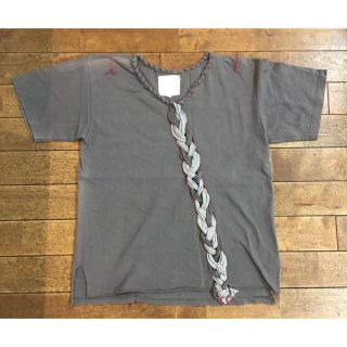 ビームス(BEAMS)の編み込み個性  VネックTシャツ メンズ sizeM(Tシャツ/カットソー(半袖/袖なし))