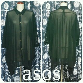 エイソス(asos)のasosシアードルマンシャツ(シャツ/ブラウス(長袖/七分))