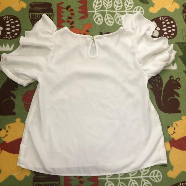 ホワイト ブラウス レディースのトップス(シャツ/ブラウス(半袖/袖なし))の商品写真