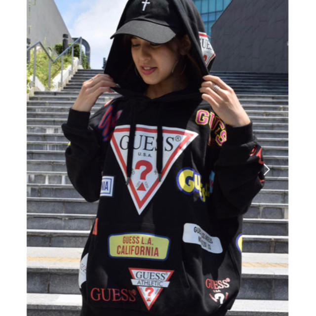 Guess×ROYAL FLASH  パーカー　大きいサイズ