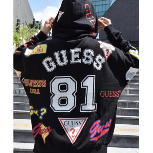 Guess×ROYAL FLASH  パーカー　大きいサイズ