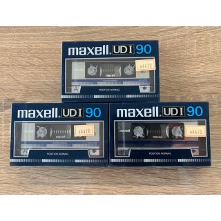 マクセル(maxell)の【新品未開封】昭和レトロ 希少 マクセル カセットテープ ３本(その他)