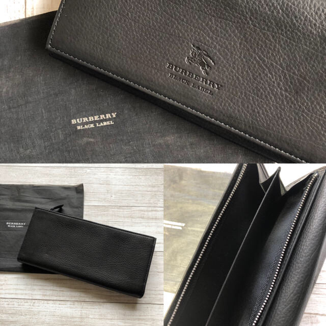 BURBERRY BLACK LABEL(バーバリーブラックレーベル)の☆新品未使用☆BURBERRY BLACK   LABEL☆長財布 メンズのファッション小物(長財布)の商品写真