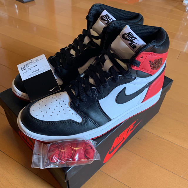 レアnike air Jordan 1 black toeナイキ ジョーダン