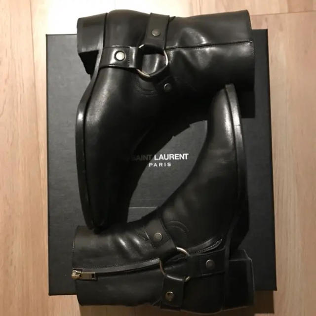 saint laurent paris リングブーツ