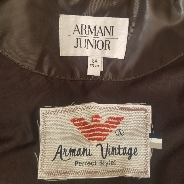 ARMANI JUNIOR(アルマーニ ジュニア)のアルマーニジュニア　ダウンベスト　130 キッズ/ベビー/マタニティのキッズ服女の子用(90cm~)(ジャケット/上着)の商品写真