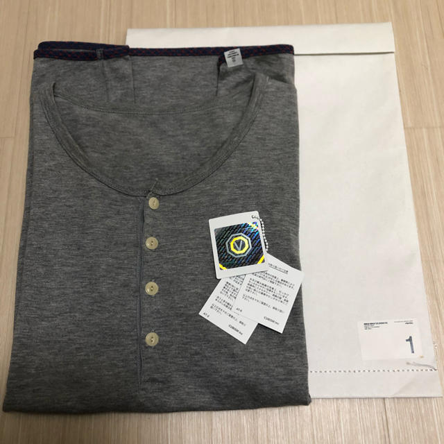 VISVIM(ヴィスヴィム)の値下げ visvim ヘンリーネック Tシャツ サイズ1 (S) メンズのトップス(Tシャツ/カットソー(半袖/袖なし))の商品写真