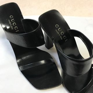 グッチ(Gucci)のGUCCI 革ミュール 再値下げ(ミュール)