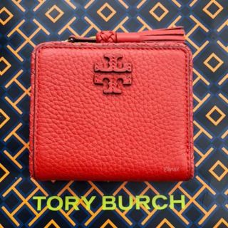 トリーバーチ(Tory Burch)のTORY BURCH ★レザー★ タッセル付 折り財布★(財布)