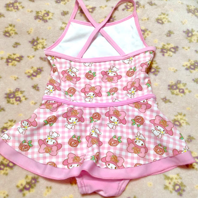 サンリオ(サンリオ)のサンリオ マイメロ★水着90サイズ キッズ/ベビー/マタニティのキッズ服女の子用(90cm~)(水着)の商品写真