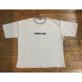 ジーユー(GU)の澁谷 忠臣×gu ボーダー ビックシルエット  カットソー Tシャツ メンズ(Tシャツ/カットソー(半袖/袖なし))