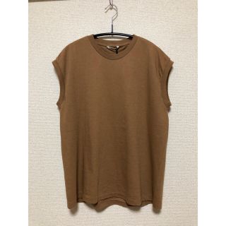 kot様 AURALEE オーラリー スリーブレス クルーネックTシャツ(Tシャツ(半袖/袖なし))