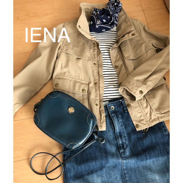 IENA(イエナ)のIENA  ミリタリーショートジャケット レディースのジャケット/アウター(ミリタリージャケット)の商品写真