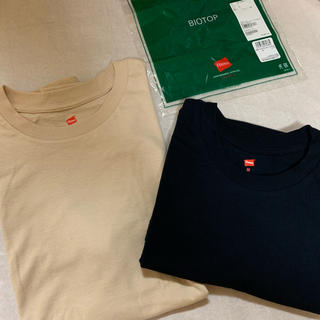 アダムエロぺ(Adam et Rope')の新品2枚セット【Hanes BIOTOP】Sleeveless T-Shirts(Tシャツ(半袖/袖なし))