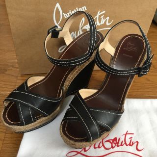 クリスチャンルブタン(Christian Louboutin)の【みにーちゃん様専用】ルブタン ウエッジソールサンダル サイズ39(サンダル)