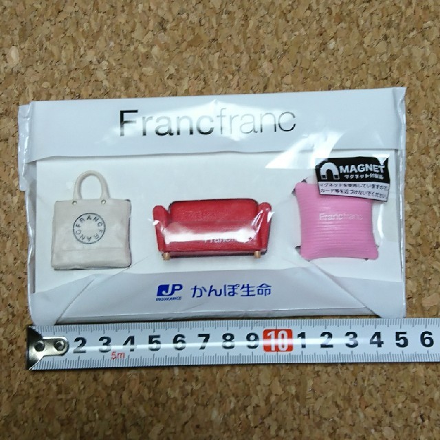 Francfranc(フランフラン)のﾌﾗﾝﾌﾗﾝ マグネット  インテリア/住まい/日用品の文房具(その他)の商品写真