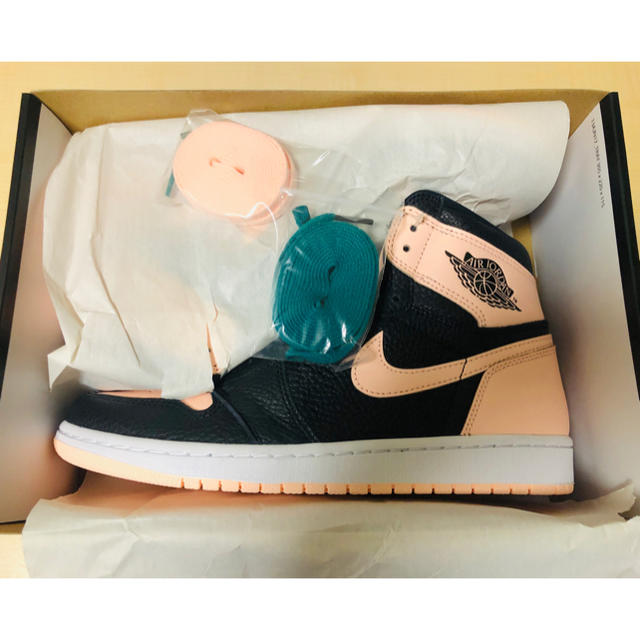 NIKE(ナイキ)のNike Air Jordan 1 Black Pink ブラックピンク27cm メンズの靴/シューズ(スニーカー)の商品写真