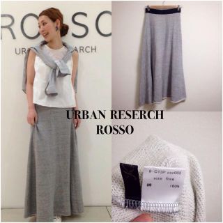 アーバンリサーチ(URBAN RESEARCH)のROSSO ムジロングワンピース(ロングスカート)