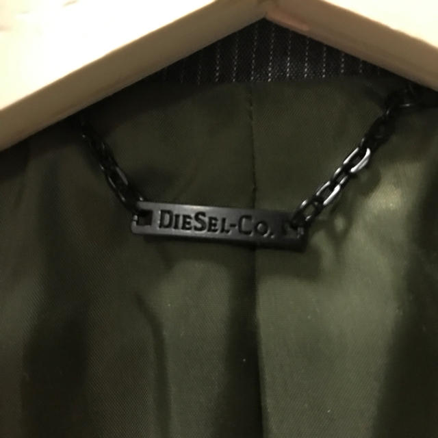 DIESEL(ディーゼル)のDIESEL-Co. デニム切り替えテーラードジャケット メンズのジャケット/アウター(テーラードジャケット)の商品写真